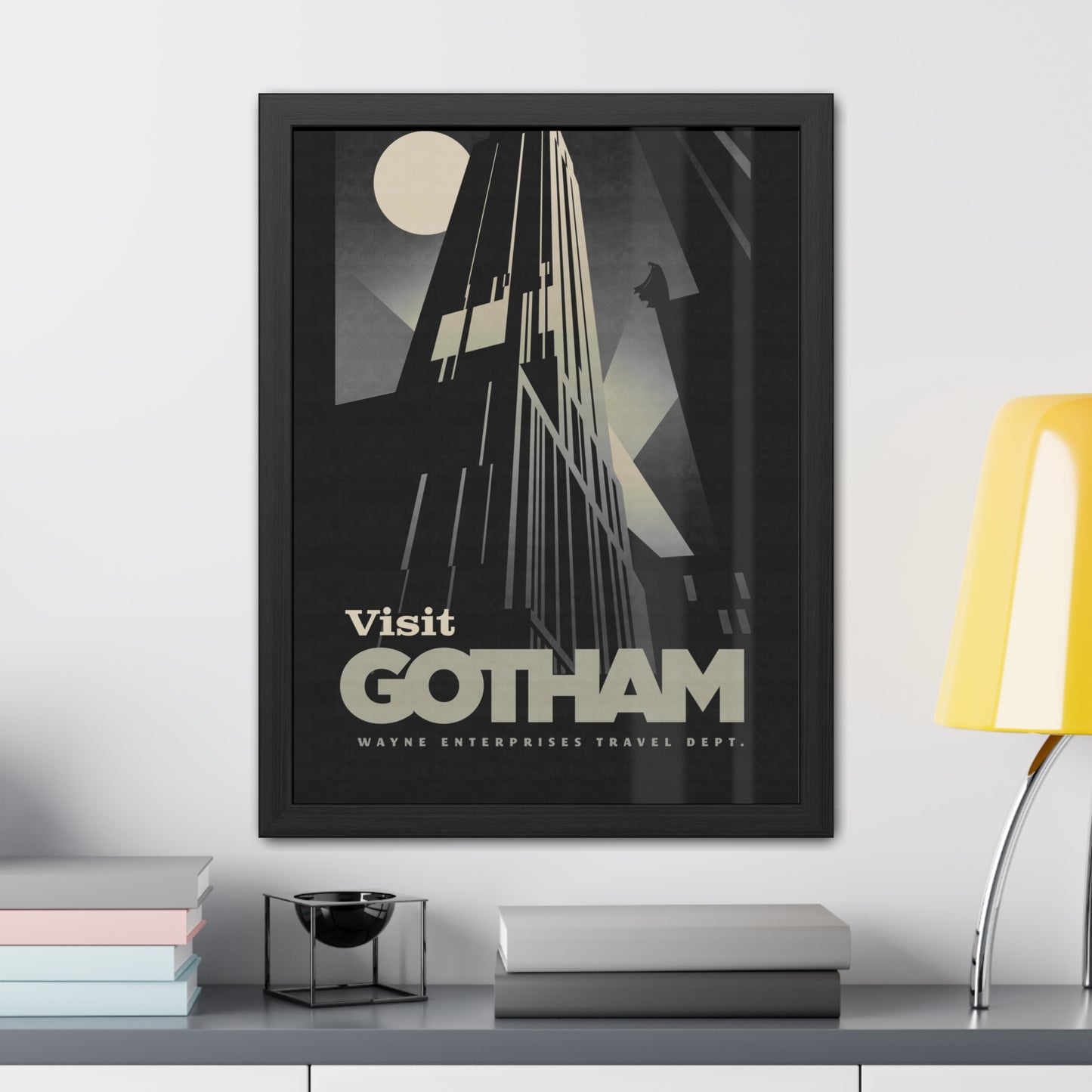 Visit Gotham Travel Poster (Framed)