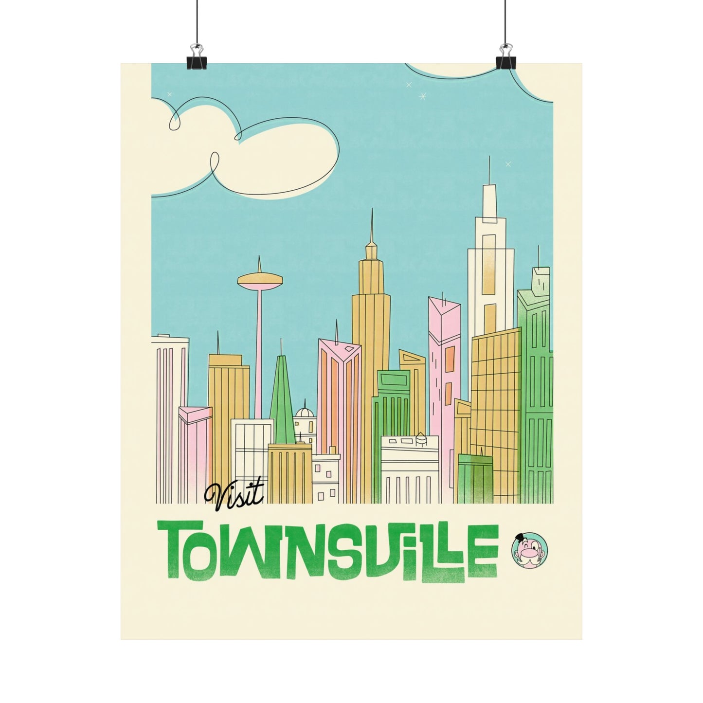 Visit Townsville Travel Poster