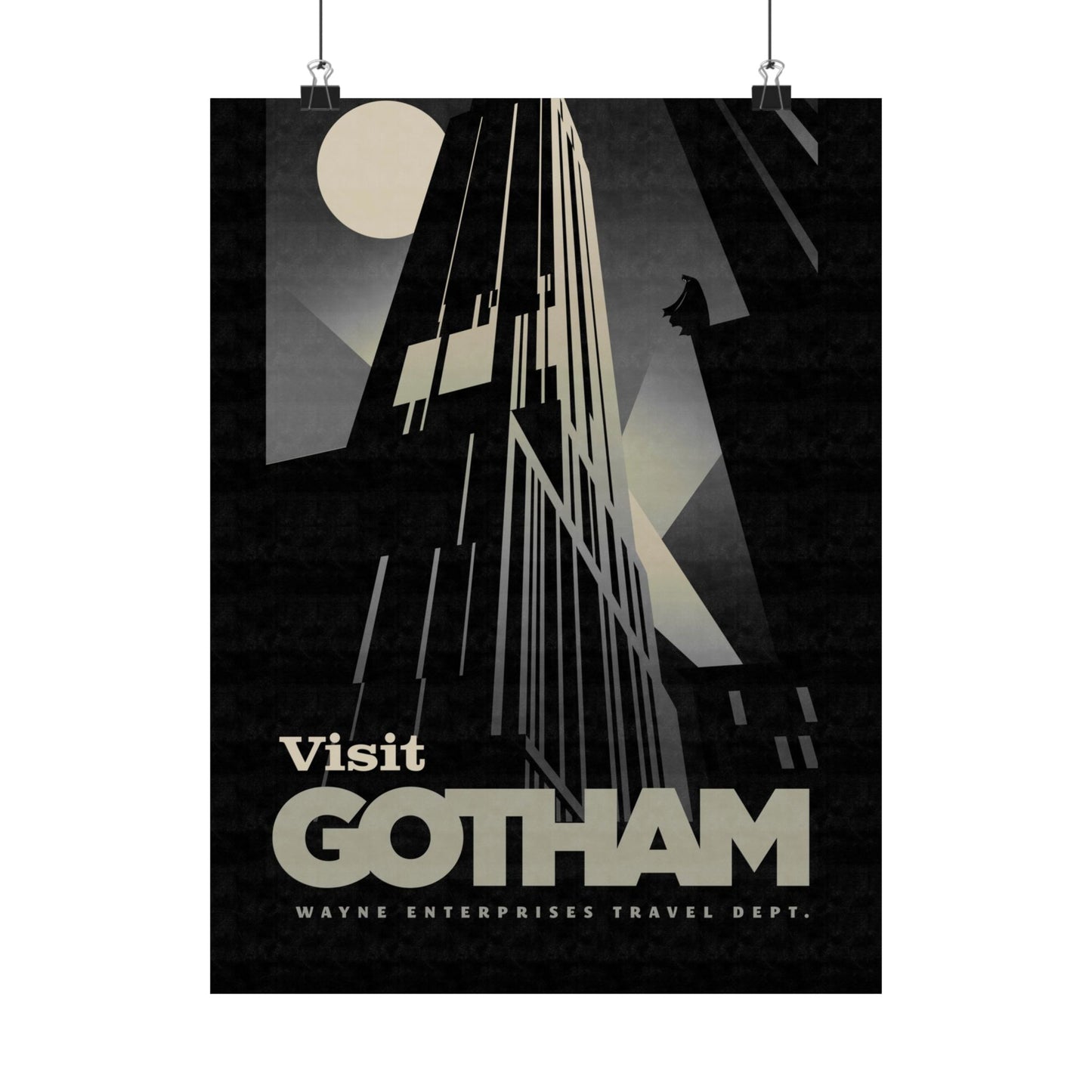 Visit Gotham Travel Poster
