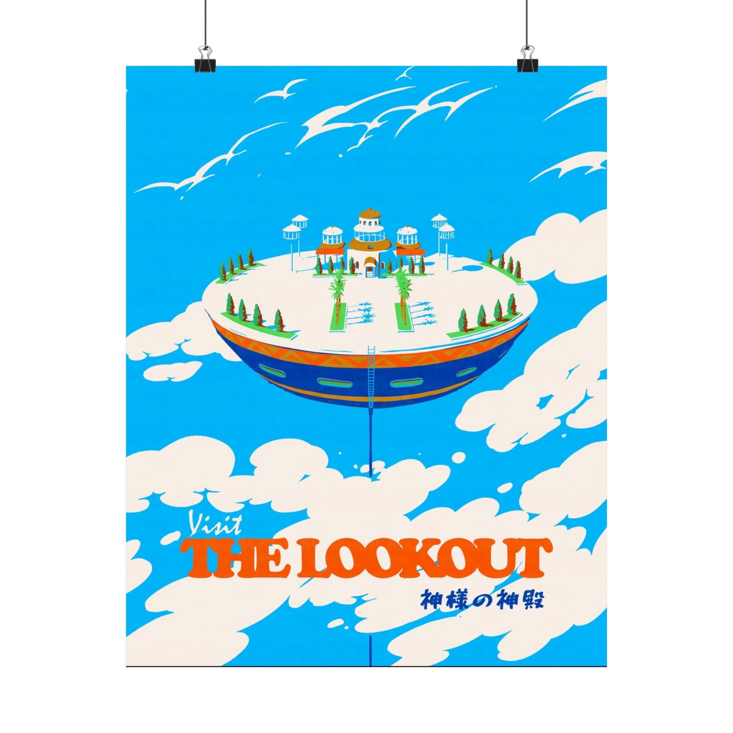 Visit The Lookout Travel Poster