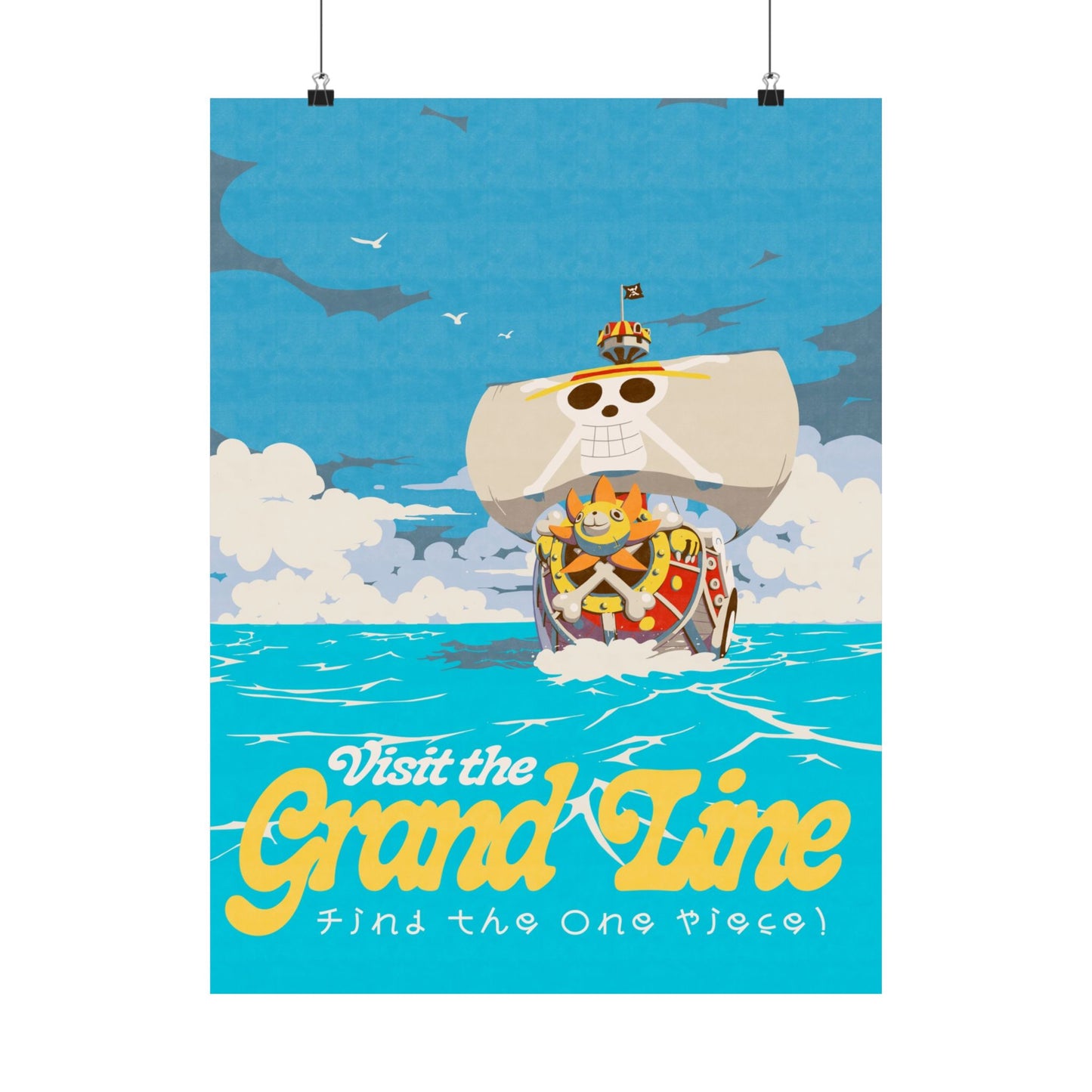 Visit The Grand Line Travel Poster