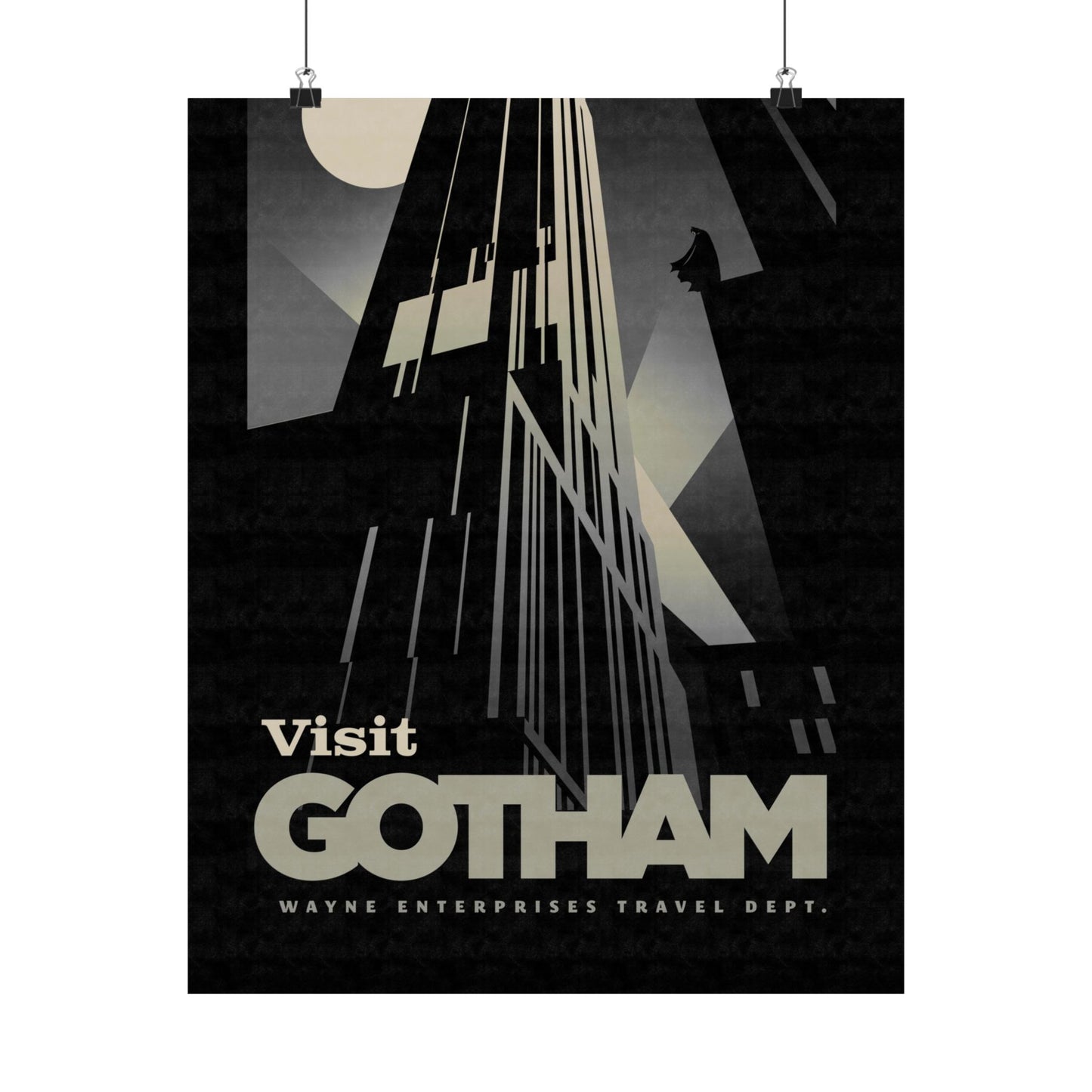 Visit Gotham Travel Poster