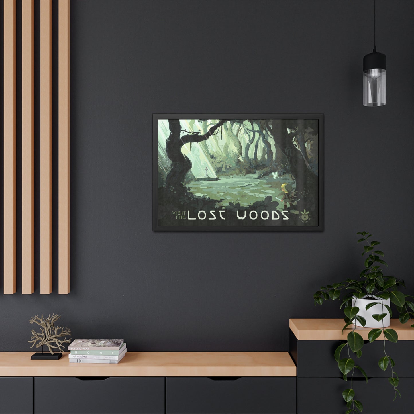 Visit Lost Woods Travel Poster (Framed)