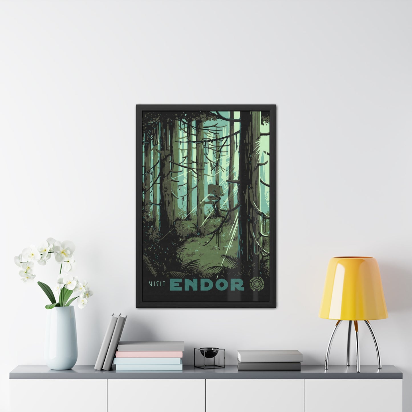 Visit Endor Travel Poster (Framed)