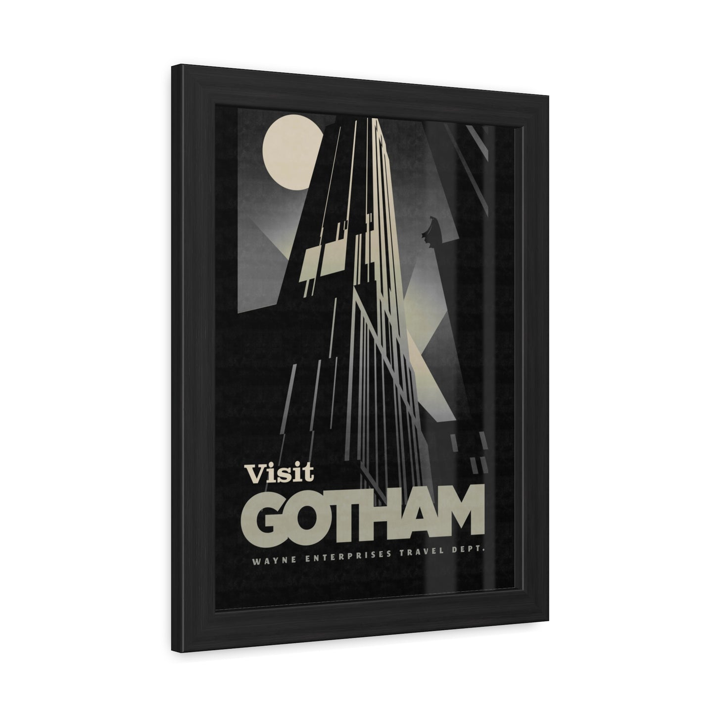 Visit Gotham Travel Poster (Framed)