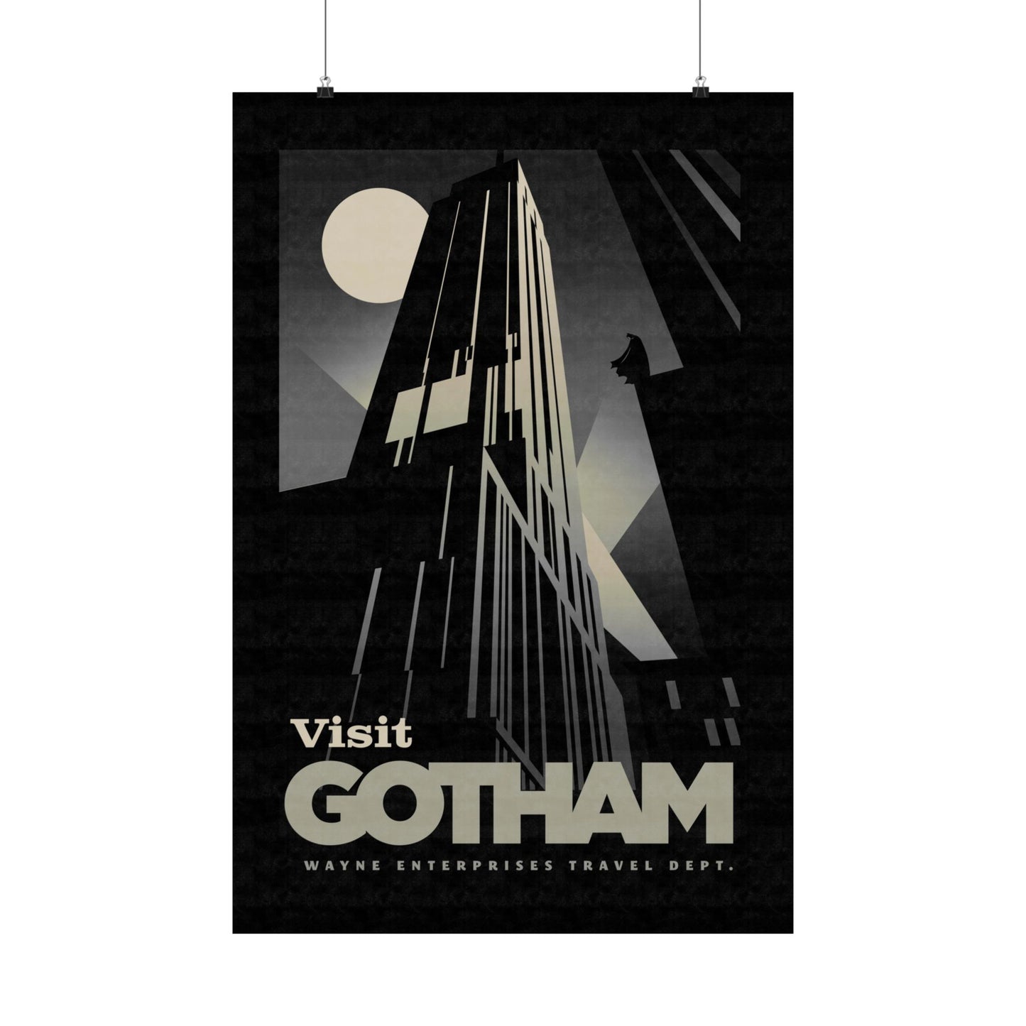 Visit Gotham Travel Poster