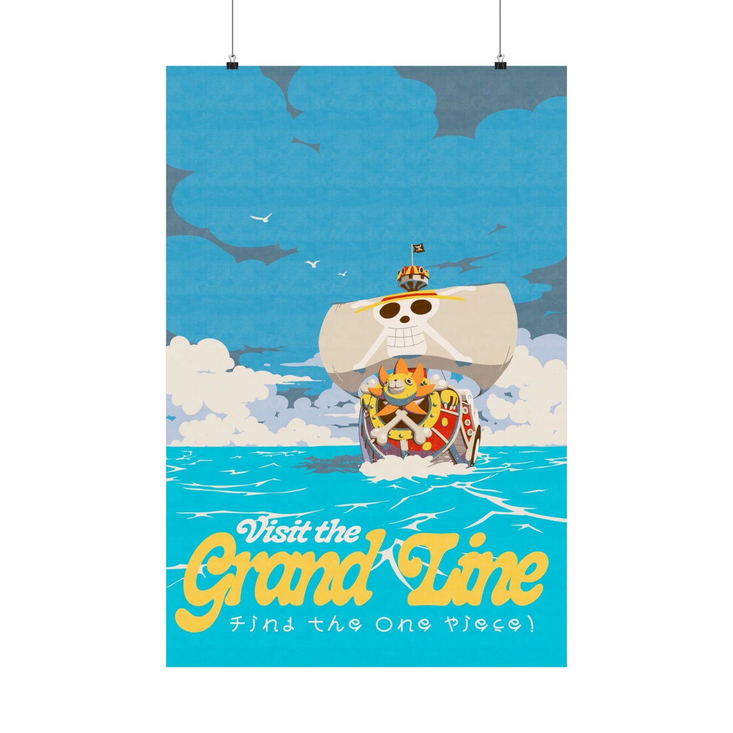 Visit The Grand Line Travel Poster