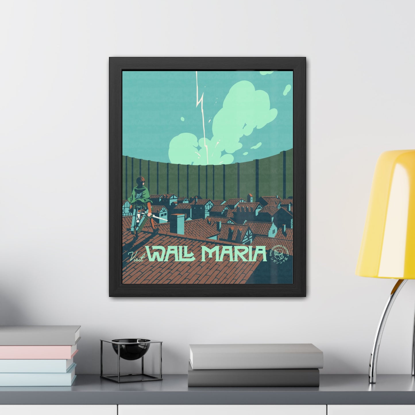 Visit Wall Maria Travel Poster (Framed)