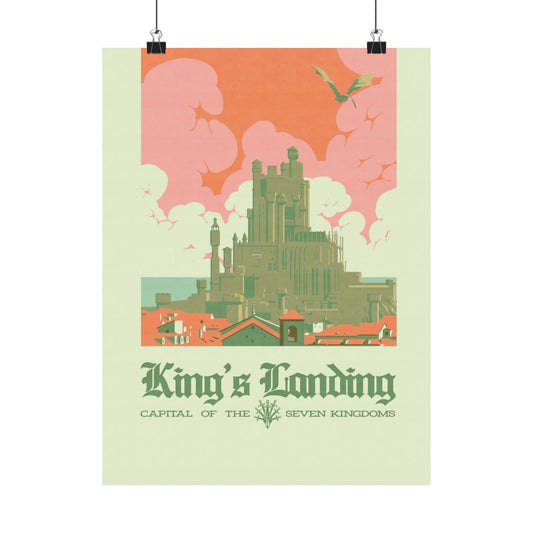 Visit Kings Landing Travel Poster