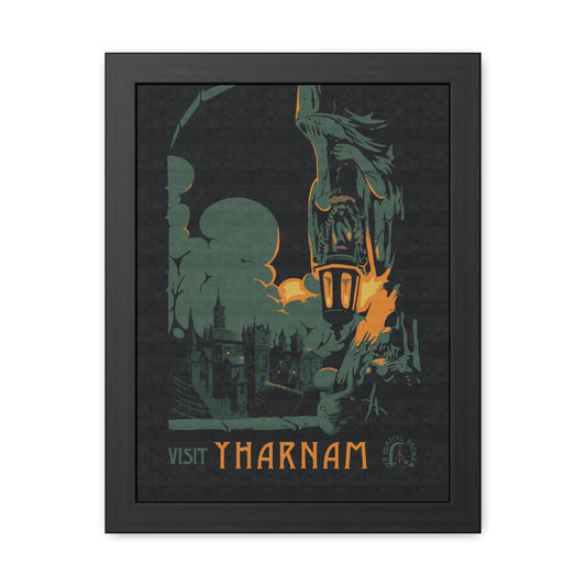 Visit Yharnam Travel Poster (Framed)