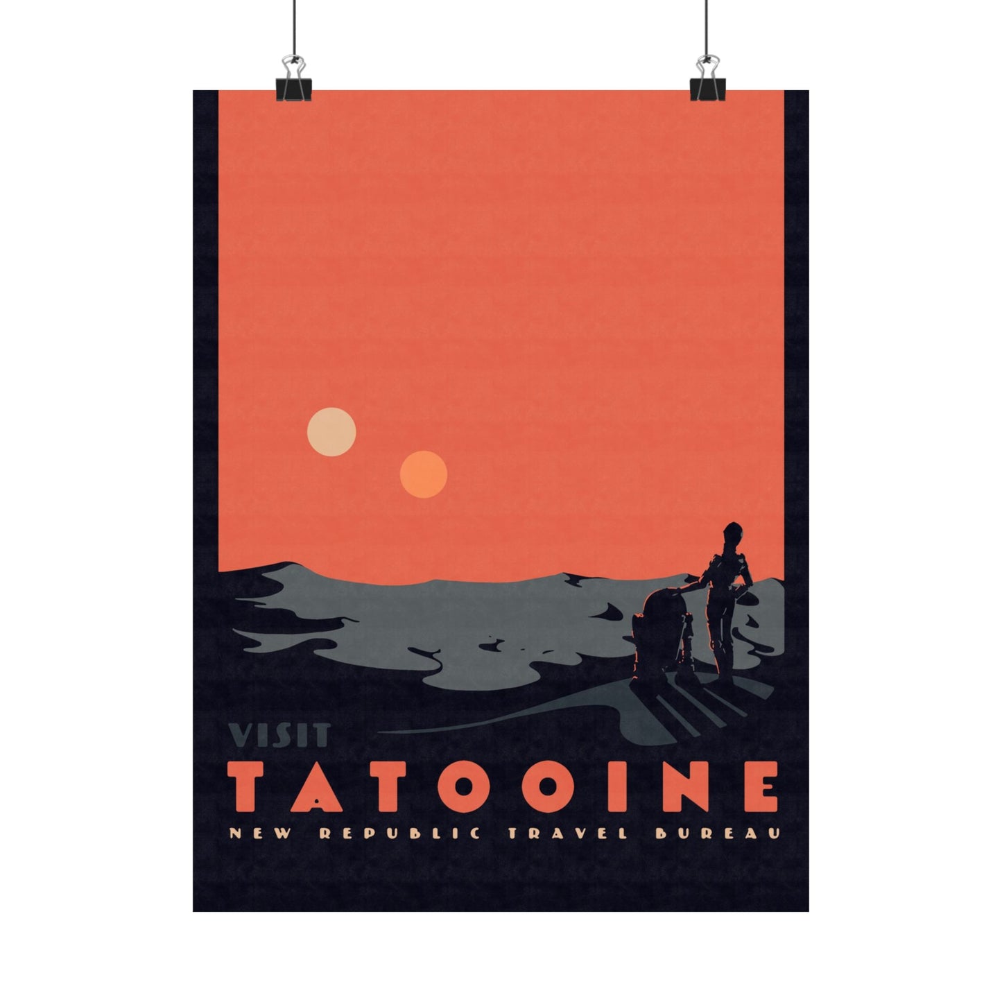 Visit Tatooine Travel Poster