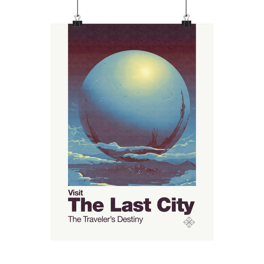 Visit The Last City Travel Poster