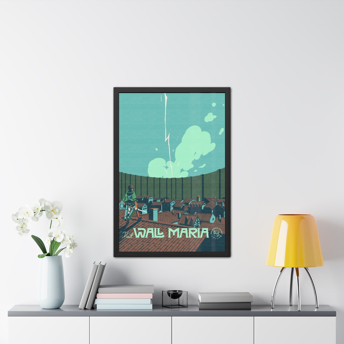 Visit Wall Maria Travel Poster (Framed)
