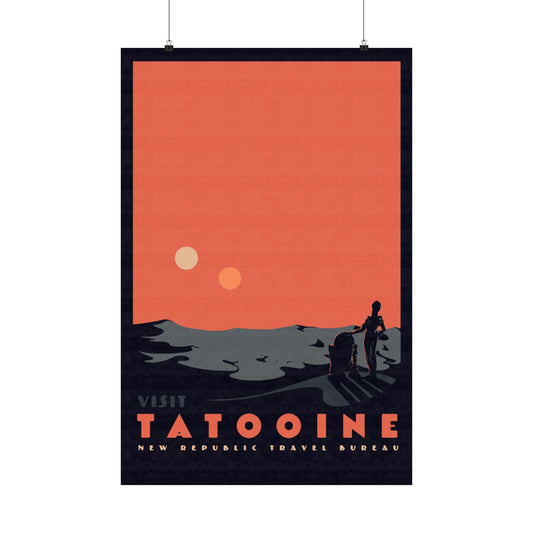 Visit Tatooine Travel Poster