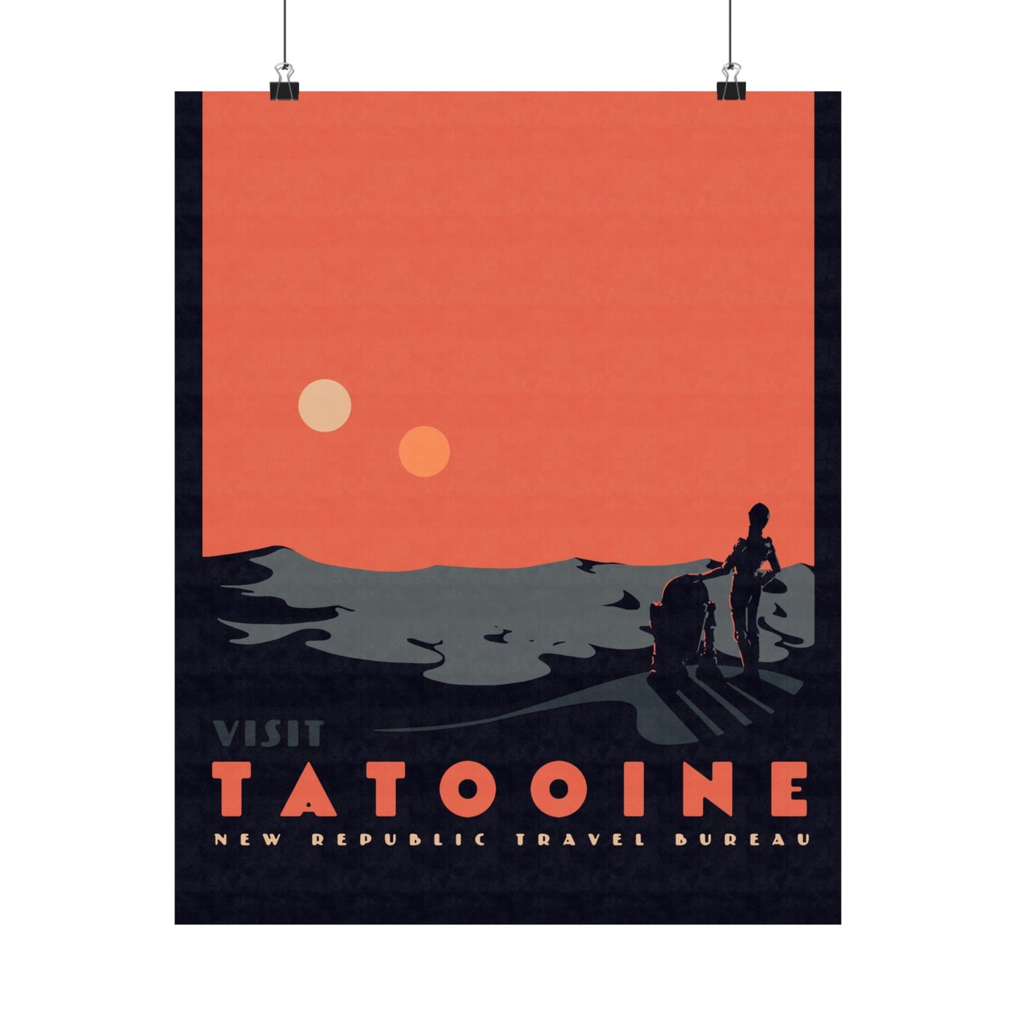 Visit Tatooine Travel Poster