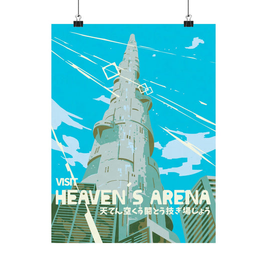 Visit Heavens Arena Travel Poster