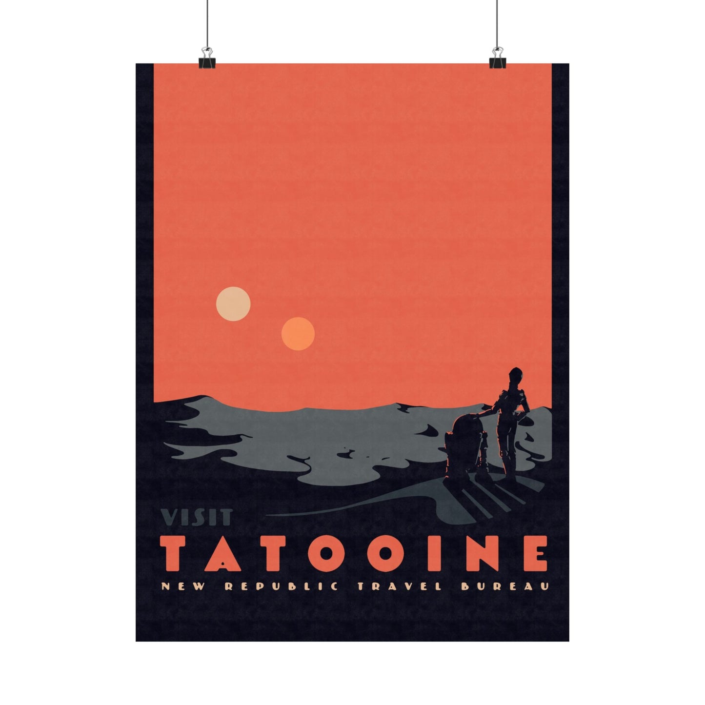 Visit Tatooine Travel Poster